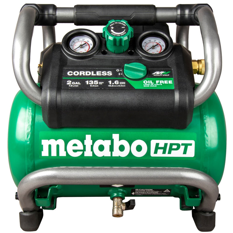 Metabo HPT 36V Cordless Air Compressor, 2-Gal O2