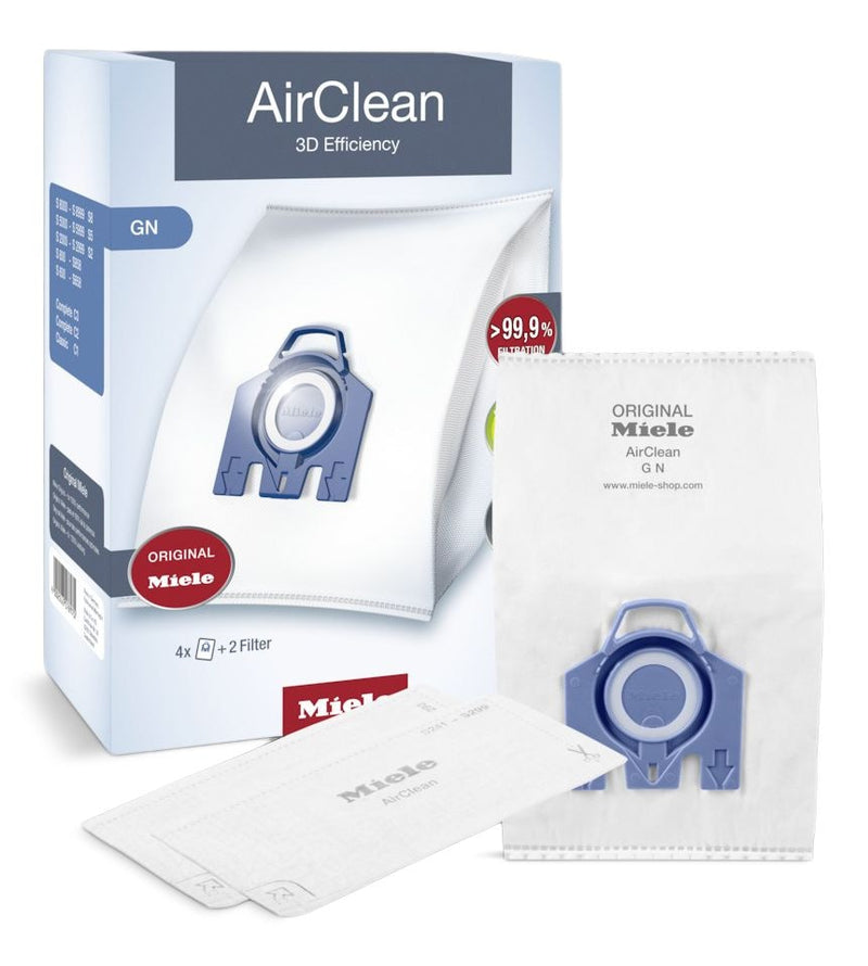 Miele AirClean 3D GN Dust Bags, 4-pk U8