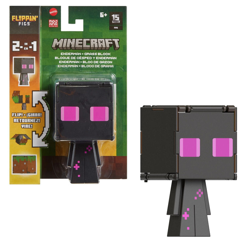 Minecraft Flippin' Figs Collectible Figures, Various Characters V2