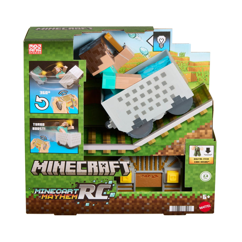 Minecraft RC Steve with Minecart V6
