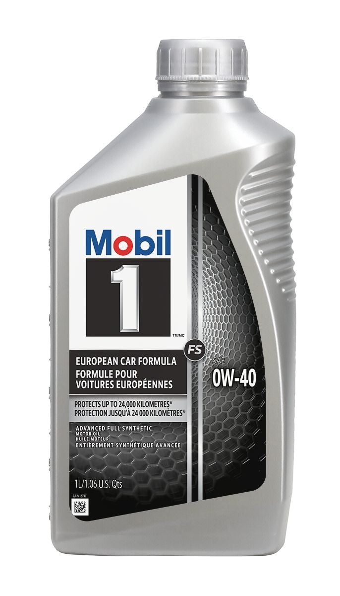 Mobil 1 0W40 Synthetic Engine Oil, 1-L Q9