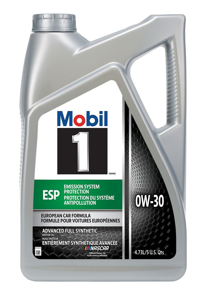 Mobil 1 ESP Advanced 0W30 Full Synthetic Engine/Motor Oil, 4.73-L D7