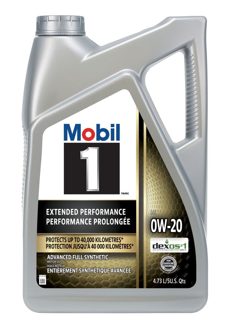 Mobil 1 Extended Performance 0W20 Synthetic Engine/Motor Oil, 4.73-L V4