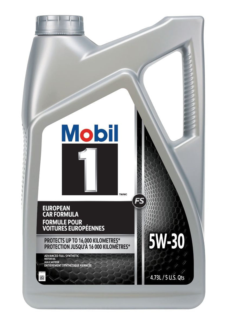 Mobil1 Full Synthetic Euro 5W40 Motor Oil, 4.73-L E4