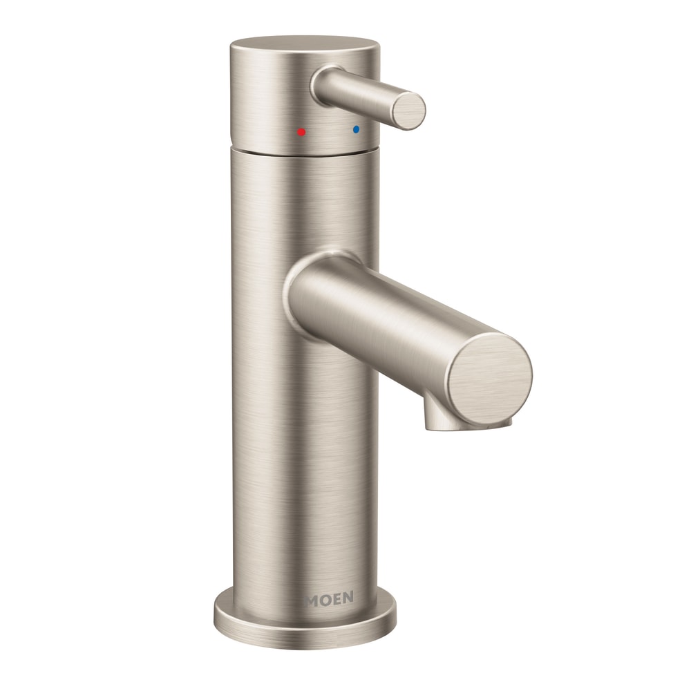 Moen Align Single Handle High Arc Single Hole Bathroom Sink Faucet, Brushed Nickel