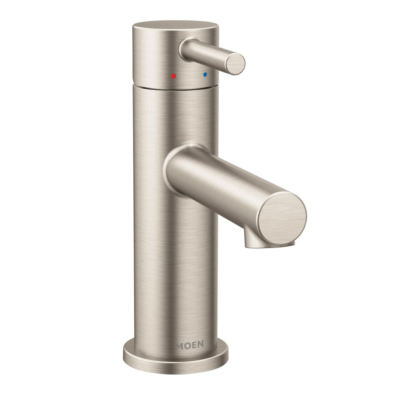 Moen Align Single Handle High Arc Single Hole Bathroom Sink Faucet, Brushed Nickel L1