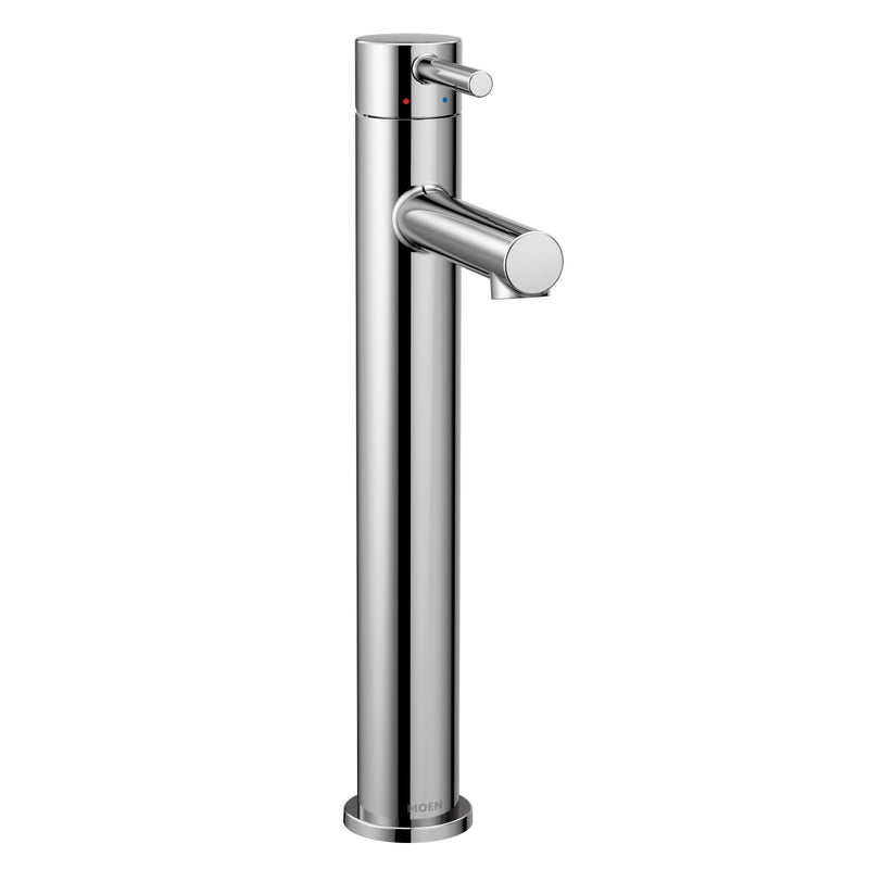 Moen Align Single Handle High Arc Vessel Single Hole Bathroom Sink Faucet, WaterSense Certified, Chrome B9