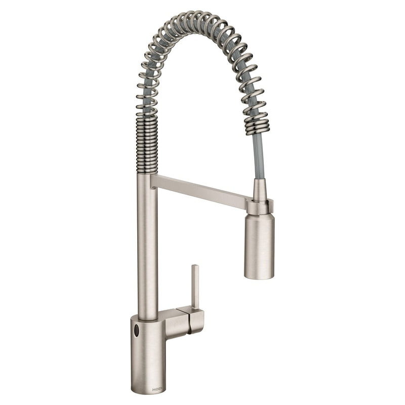 Moen Align Single Handle Touchless Pull Down Sprayer Kitchen Faucet with MotionSense, Stainless Steel G5