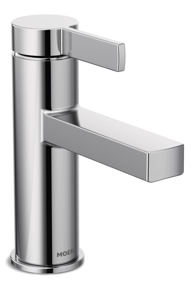 Moen Beric Single Handle Bathroom Faucet, Chrome E6