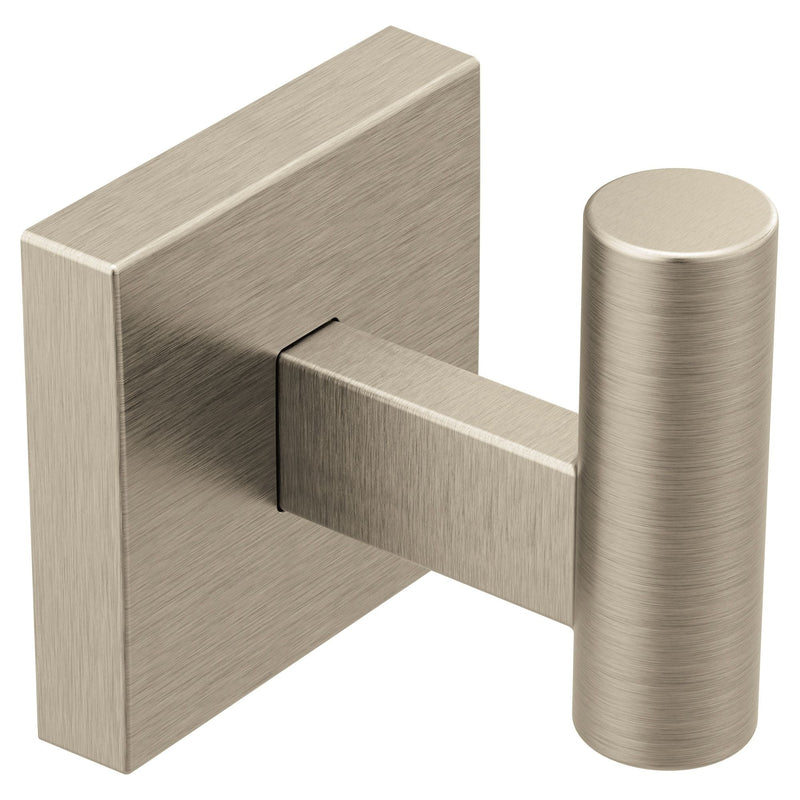 Moen Triva Single Robe Hook, Brushed Nickel Z8