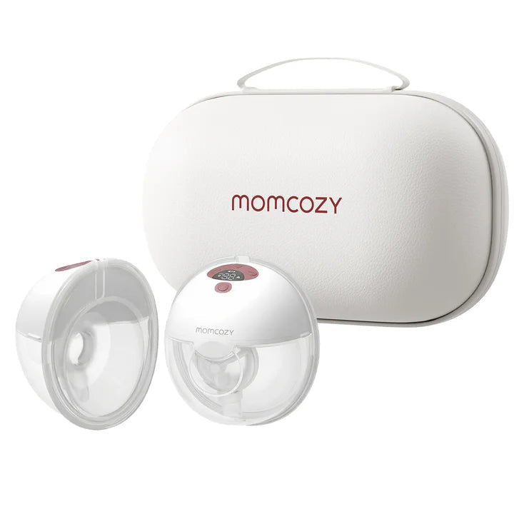 Momcozy Smart Breast Pump + Milk Storage Bags + Breast Pump Wipes L8