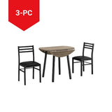 Monarch Specialties Dining Set, Taupe, 3-pc