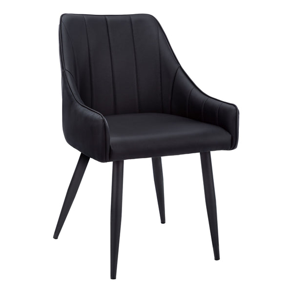 Monarch Tufted Leather Look Dining Chair Set, 2-pc W4