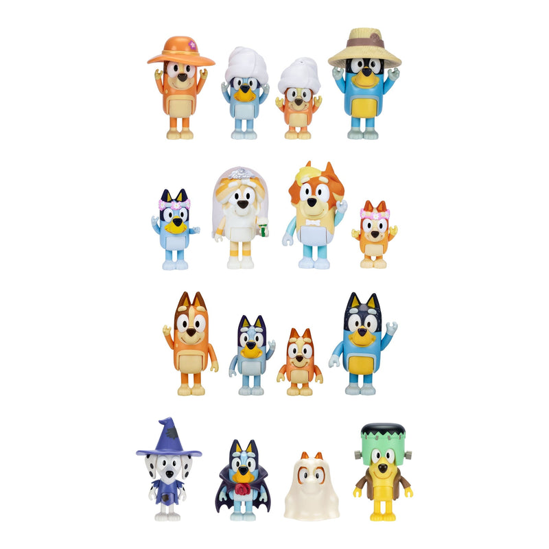 Moose Bluey Series 11 Figure Set Assortment, Ages 3+, 4-pk Y0