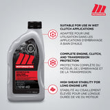 MotoMaster 10W40 4-Stroke Motorcycle Oil, 946-mL