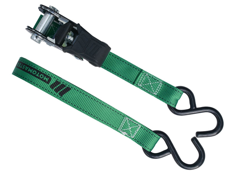 MotoMaster 1,500-lb Padded Ratchet Tie Down Straps, 1-in x 14-ft, 4-pk T1