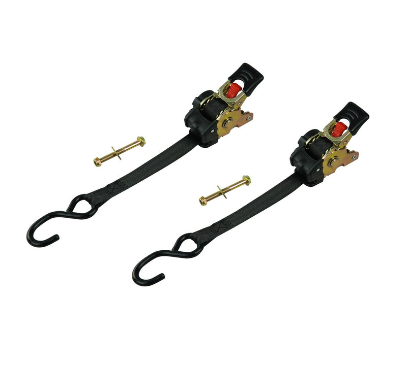 MotoMaster 1,500-lb Retractable Transom Tie Down Strap, 1-in x 6-ft (2.54 cm x 1.8 m), 2-pk H6