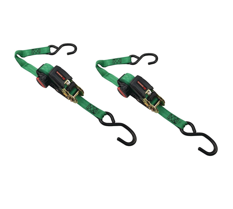 MotoMaster 1,500-lb Rocker Ratchet Tie Down, 1-in x 15-ft, 2-pk X1