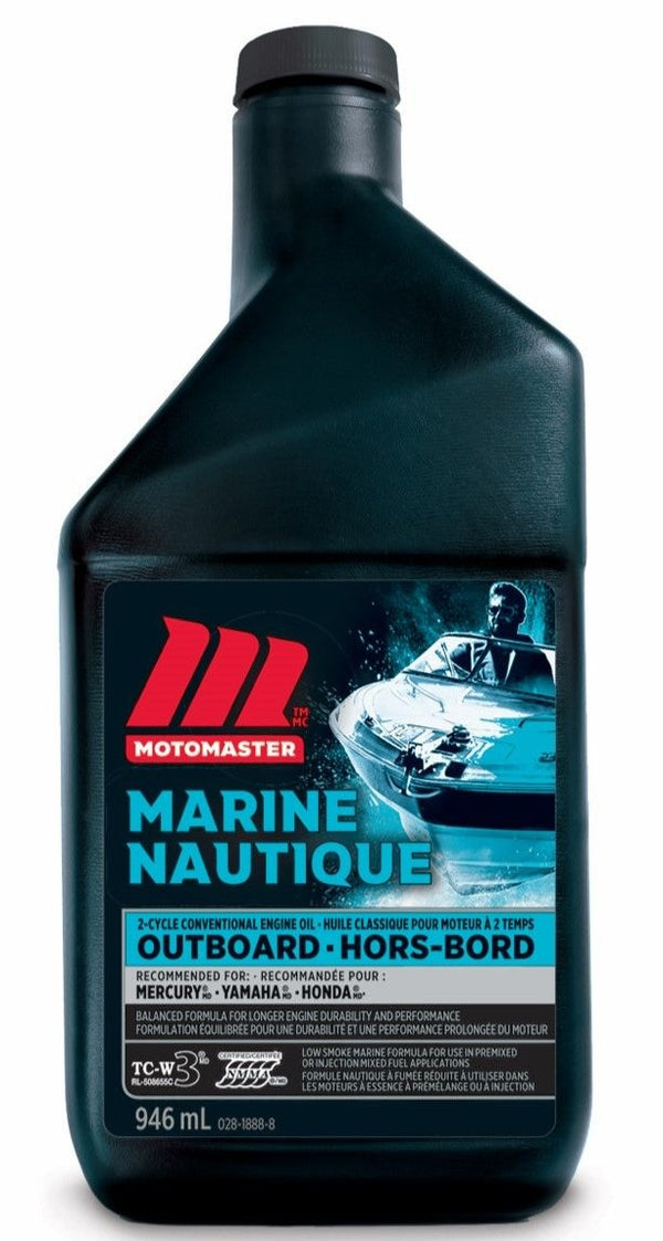 MotoMaster 2-Cycle Outboard Engine Oil, 946-ml O5