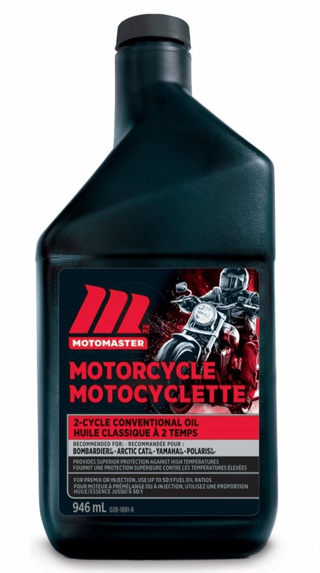 MotoMaster 2-Stroke Motorcycle Oil, 946-ml K6