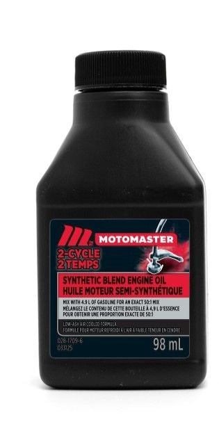 MotoMaster 2-Stroke Synthetic Blend Engine Oil 50:1 Perfect Mix, 98-mL S1