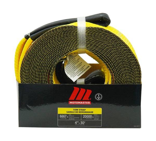MotoMaster 20,000-lb Tow Strap, 4-in x 30-ft M3