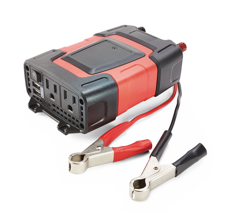 MotoMaster 200W Power Inverter with Dual USB & AC Ports W9