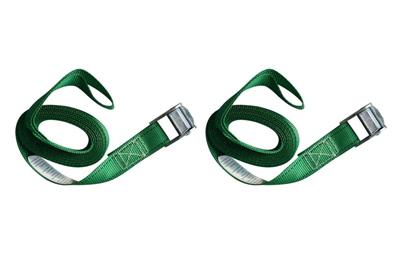 MotoMaster 450-lb Light Duty Lashing Straps with Cam Buckle Clasps, Weatherproof, 1-in x 12-ft, 2-pk U1