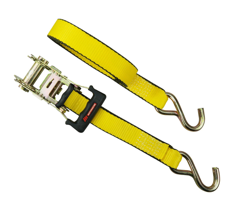 MotoMaster 5,000-lb Padded Handle Ratchet Tie Down Strap, 1.5-in x 14-ft D3