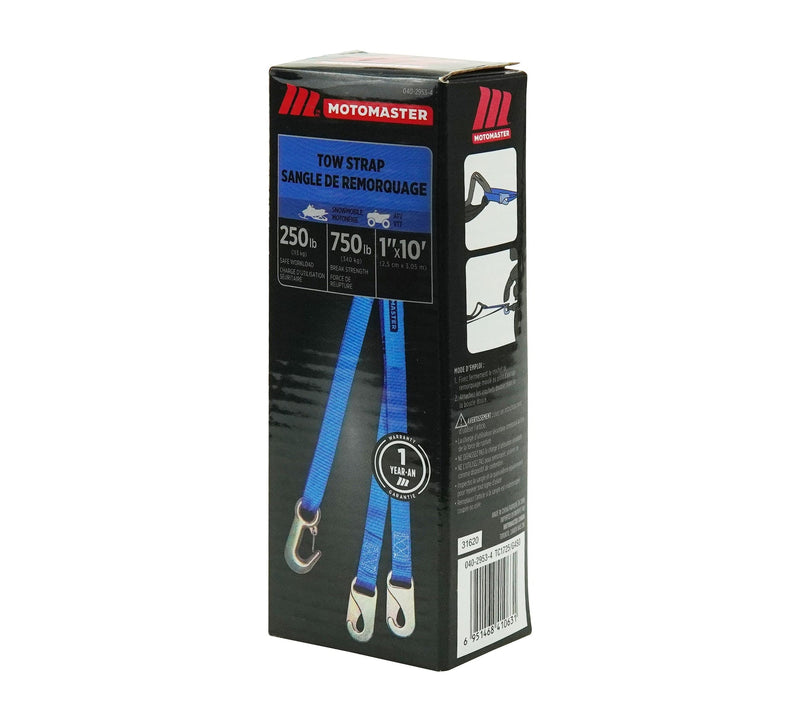 MotoMaster 750-lb Snowmobile Tie Down Strap, 1-in x 10-ft T7