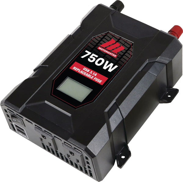 MotoMaster 750W Power Inverter with LCD Screen, Grey W4