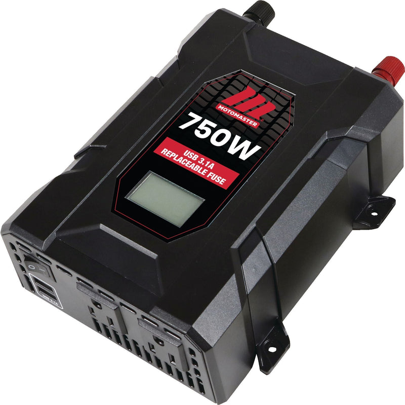 MotoMaster 750W Power Inverter with LCD Screen, Grey W4