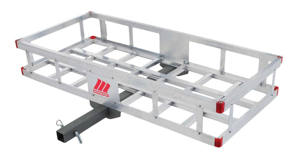 MotoMaster Aluminum Hitch Basket Cargo Carrier, 500-lb Capacity O6