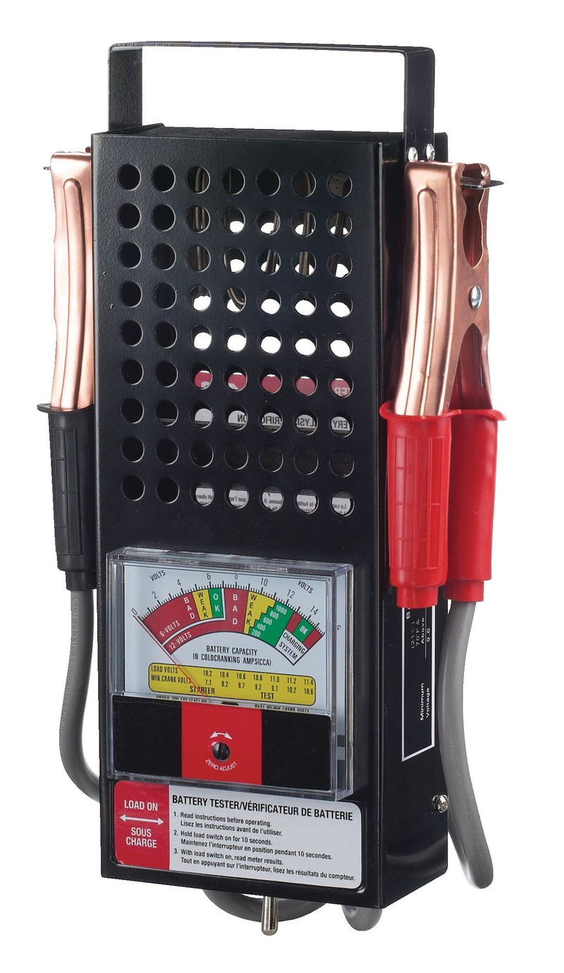 MotoMaster Battery Tester, 100-Amp Load, 6V/12V V8