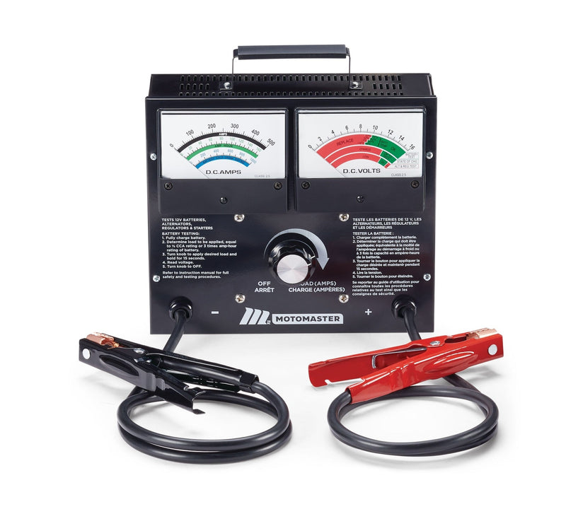 MotoMaster Battery Tester, 500-Amp Load, 12V K2