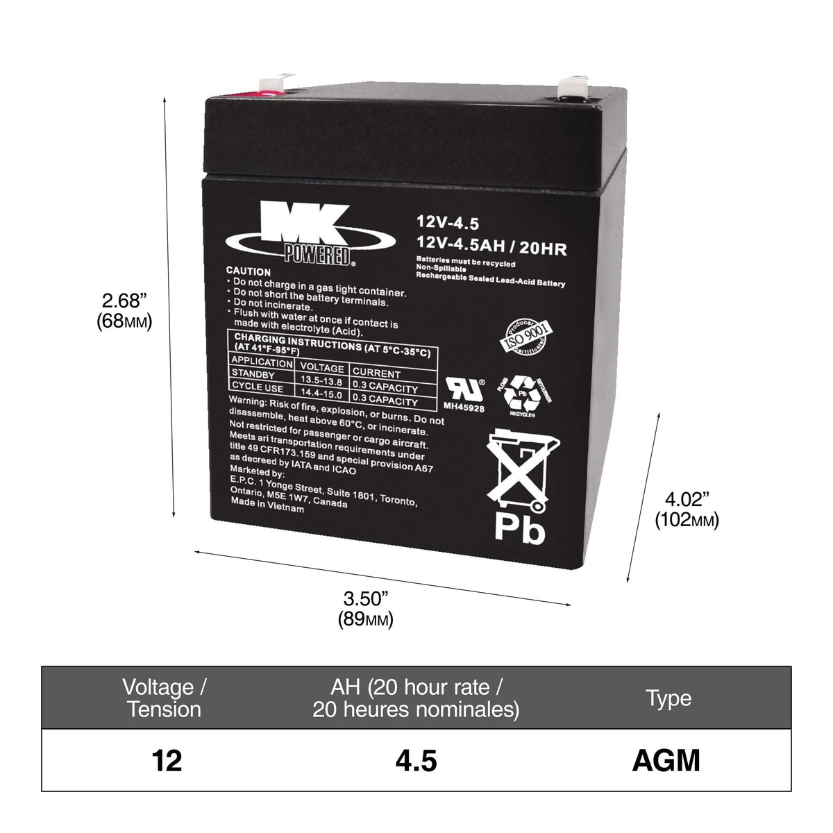 MOTOMASTER Commercial Group Size 1 6-Volt Battery