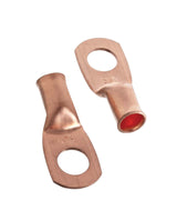 MotoMaster Copper Battery Cable Ends/Terminal Lugs/Ring Terminals, 4-Gauge, 3/8-in Stud