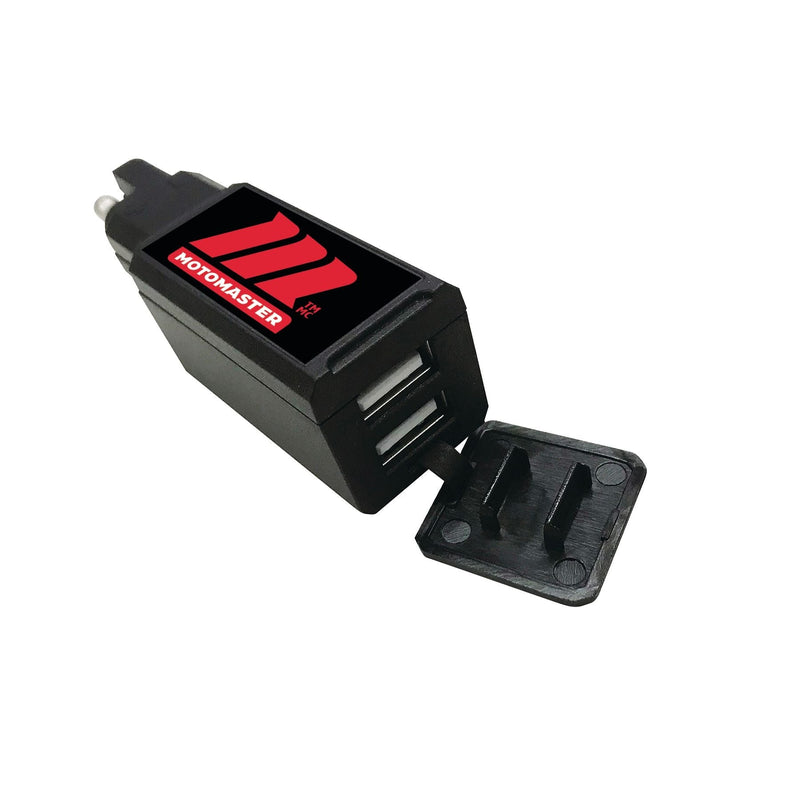 MotoMaster Dual USB Port with SAE Quick-disconnect T0