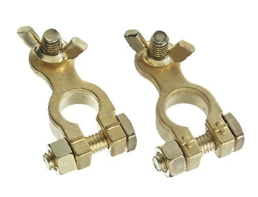 MotoMaster Marine Battery Terminals, Brass M7