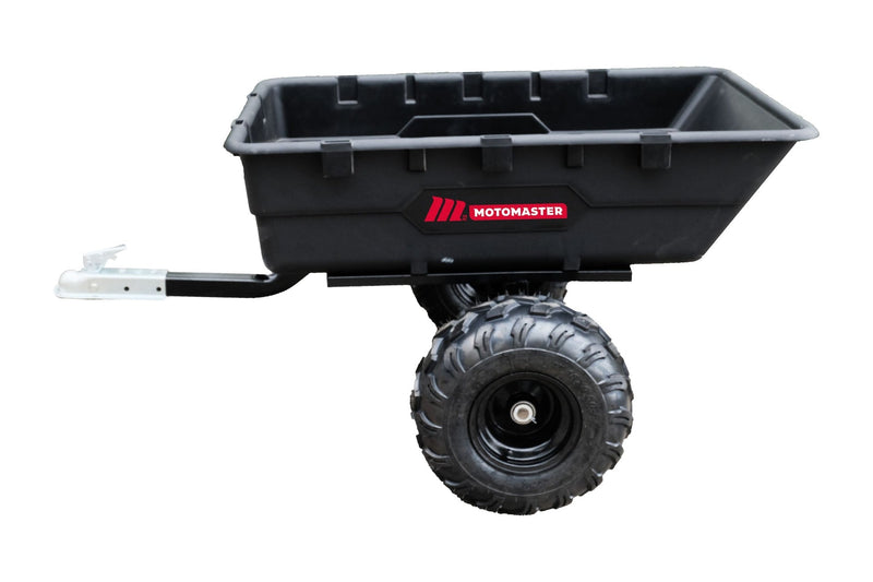 MotoMaster Poly Bed Utility Trailer Cart with Steel Frame, Black, 1100-lb H3