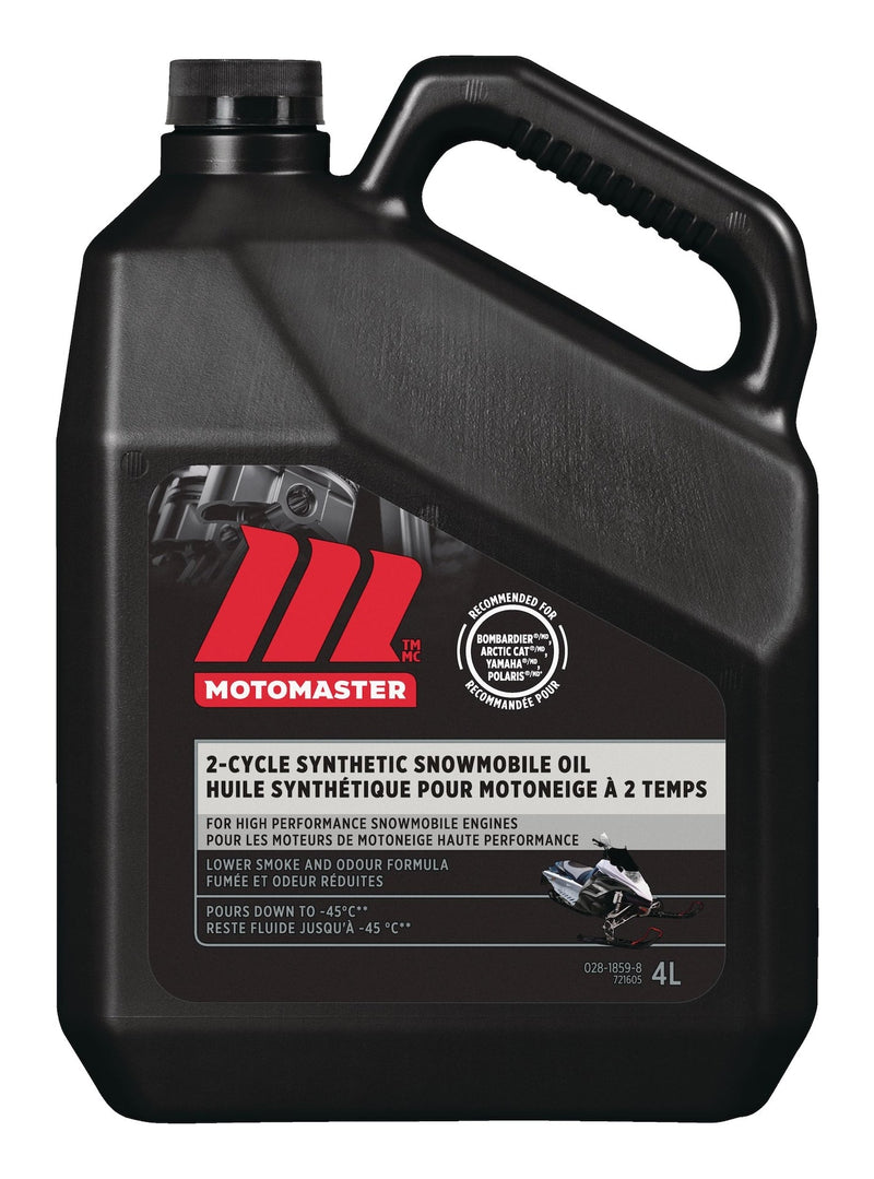 MotoMaster Synthetic 2-Stroke Snowmobile Oil, 4-L Q0