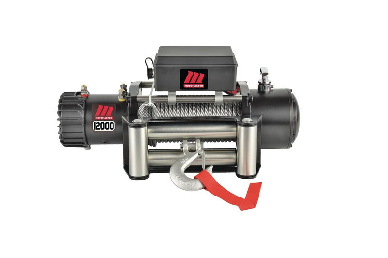 MotoMaster Winch with Steel Rope, 12000-lb U4