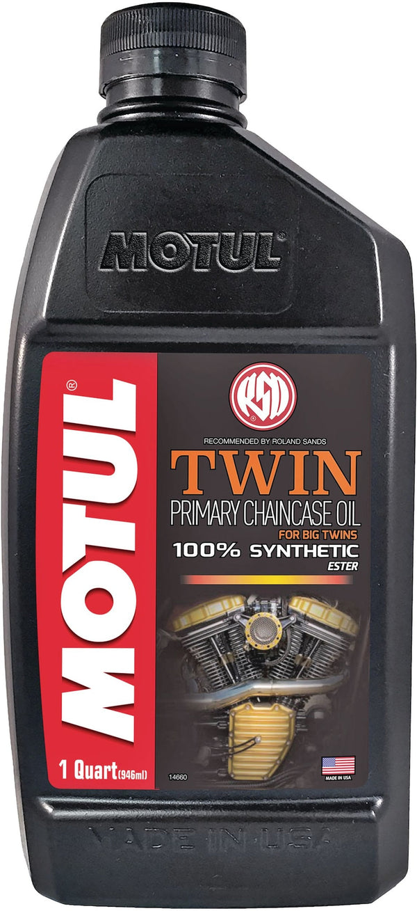 Motul Twin Synthetic Primary Chain Case Motorcycle Oil, 1-L F6