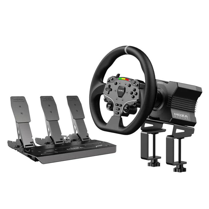 MOZA R5 All-in One PC Gaming Racing Simulator Bundle with Clutch F5