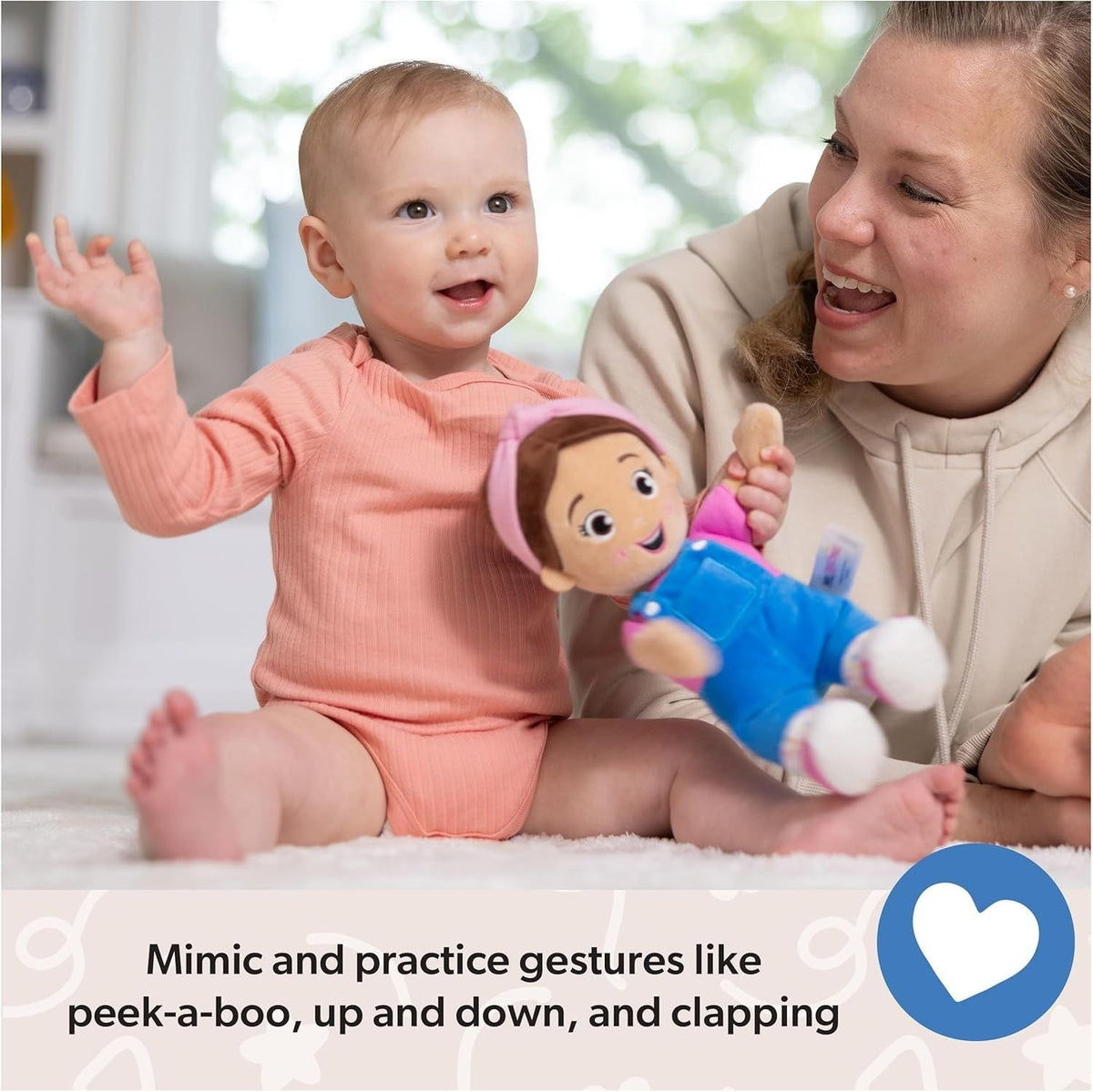 Ms. Rachel Cuddle & Comfort Doll 11-in Premium Plush, Ages 6 Months to 3+