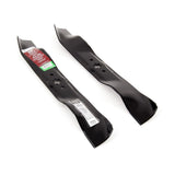 MTD 3-in-1, 2-Blade Replacement Set for 38-in Lawn Tractor Cutting Decks, Black