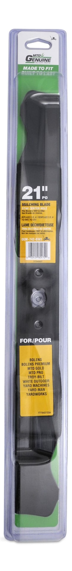 MTD Mulch Lawn Mower Replacement Blade, 21-in K9
