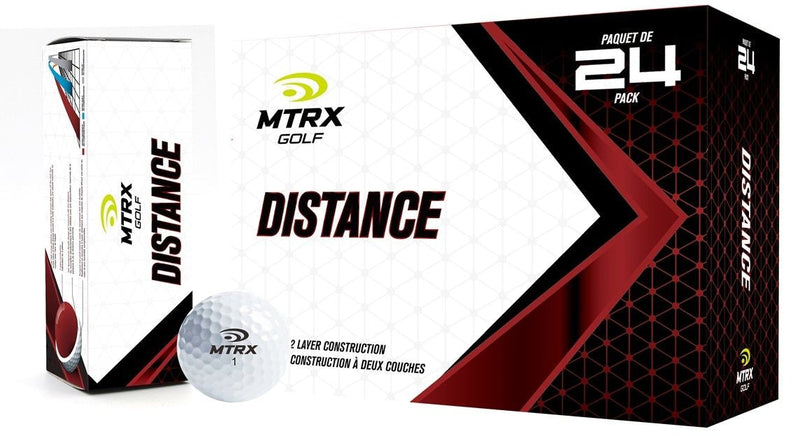 MTRX Distance Golf Balls, White, 24-pk C5