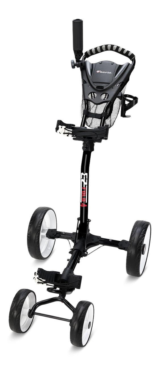 MTRX EZ Fold 4 Wheel Golf Cart, 4WD, Collapsible, Black L3