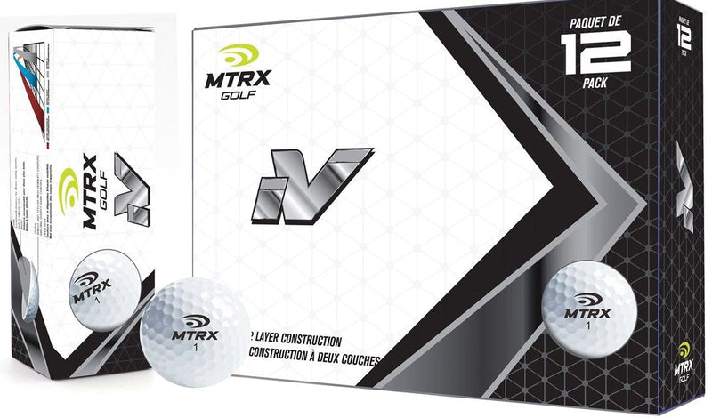 MTRX iV Golf Balls, Yellow, 12-pk U3